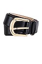 view 3 of 3 Kennedy Corset Belt in Black & Gold
