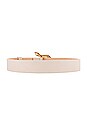 view 2 of 3 Mamba Belt in Bone & Brass