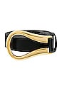 view 3 of 3 Ryder Wrap Belt in Black & Gold