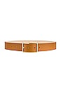 view 1 of 3 Milla Belt in Cuoio & Gold