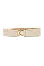 view 1 of 3 Sylvia Belt in Bone & Gold