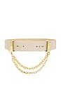 view 1 of 3 ALAIA 벨트 in Bone & Gold