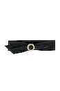 view 1 of 3 Margaux Mini Wrap Belt in Black & Gold