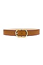 view 1 of 3 Kyra Belt in Cuoio & Gold