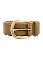 view 3 of 3 Kennedy Belt in Camel & Gold