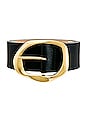 view 3 of 3 Edmond Waist Belt in Black & Gold