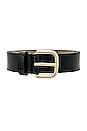 view 3 of 3 Lennox Mod Belt in Black & Gold