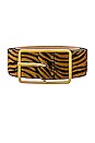 view 3 of 3 Milla Calf-hair Belt in Tiger & Gold