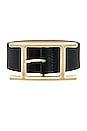 view 3 of 3 Easton Belt in Black & Gold