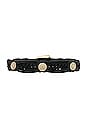 view 2 of 3 CEINTURE MINI WRANGLER JORDANA in Black & Gold