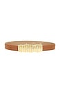 view 1 of 3 Vesna Belt in Cuoio Gold