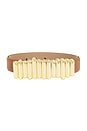 view 3 of 3 Vesna Belt in Cuoio Gold