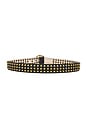 view 2 of 3 Baby Bell Studded Belt in Black Brass