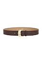 view 1 of 3 Talia Mid Belt in Chocolate Gold