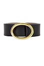 view 3 of 3 Olivia Belt in Black & Gold