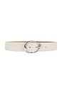 view 1 of 3 Edmond Mini Belt in Gesso & Silver