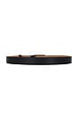 view 2 of 3 Mason Mini Belt in Black & Silver