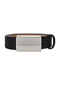 view 3 of 3 Mason Mini Belt in Black & Silver