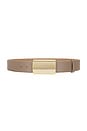 view 1 of 3 Mason Belt in Taupe & Gold