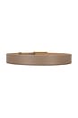 view 2 of 3 Mason Belt in Taupe & Gold