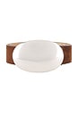view 3 of 3 Myra Nubuck Belt in Mocha & Silver