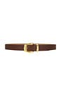 view 1 of 3 Jordan Belt in Tobacco & Gold