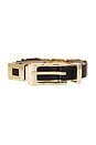view 3 of 3 Roma Belt in Black & Gold