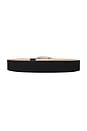 view 2 of 3 Myra Nubuck Belt in Black & Silver