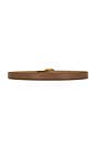 view 2 of 3 Duke Belt in Walnut & Gold