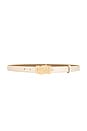 view 1 of 3 Vesna Mini Belt in Latte & Gold