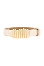 view 3 of 3 Vesna Mini Belt in Latte & Gold