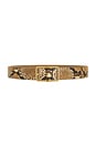 view 1 of 3 Milla Python Belt in Camel & Gold