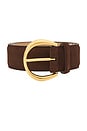 view 3 of 3 CEINTURE ODESSA in Chocolate & Gold