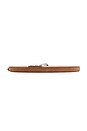 view 2 of 3 CEINTURE GUNNAR in Cognac & Silver