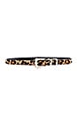 view 1 of 3 Lennie Calf Hair Belt in Leopard & Gold