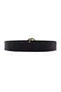 view 2 of 3 Bell Bottom Blue Jeans Belt in Black