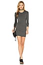 view 1 of 3 Long Sleeve Mini Dress in Charcoal