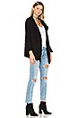 view 2 of 3 Oversize Knit Cardigan Sweater in Black