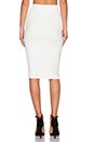 view 3 of 4 High Waisted Skirt in White