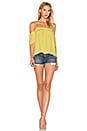 view 4 of 4 Bare Shoulder Top in Yellow