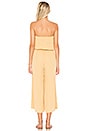 view 3 of 3 Bell Jumpsuit in Yellow Dot