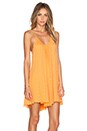 view 2 of 4 ROBE À FINES BRETELLES in Tangerine