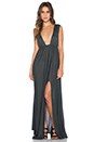 view 1 of 3 Kendall Goddess Dress in Charcoal