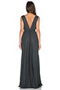 view 3 of 3 Kendall Goddess Dress in Charcoal