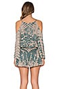 view 3 of 4 MINIVESTIDO SHIRRED WAIST in Tahitian Sands