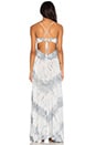 view 4 of 4 Criss Cross Back Maxi Dress in White Feather