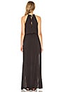 view 3 of 3 Double Slit Maxi Dress in Soft Black