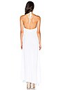 view 3 of 3 ROBE LONGUE DOS NU FENDUE CÔTÉ in White