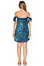 view 3 of 3 Off Shoulder Dress in Mykonos Caribbean