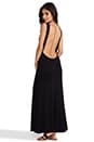 view 1 of 5 Open Back Maxi in Black